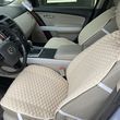 купить Накидки на сиденья из алькантары Lux, Светло-бежевые соты со светло-бежевой строчкой, Премиум+, Полный комплект 1