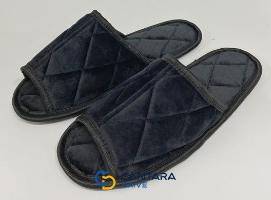 М'які чоловічі тапочки хатні Чорні Розмір 41