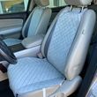 купити Накидки на сидіння з алькантари Lux ПАЙКА, Квадратний ромб світло-сірий. Преміум. Повний комплект 1