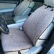 купити Накидки на сидіння з алькантари Lux ПАЙКА, Подовжений ромб капучино. Преміум+. Повний комплект 1