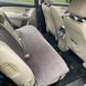 купить Накидка задняя для авто, из алькантары Lux ПАЙКА, Темно-серые соты 2