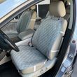 купить Автонакидки на сидения из алькантары Lux Диамонд удлиненный светло-серый ромб Премиум+ Полный комплект 1