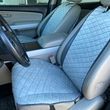 купити Накидки на сидіння з алькантари Lux ПАЙКА, Подовжений ромб світло-сірий. Преміум. Повний комплект 1