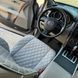 купить Автонакидки на сидения из алькантары Lux Диамонд удлиненный светло-серый ромб Премиум+ Полный комплект 3
