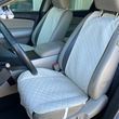 купити Накидка на крісло водія з Алькантари Lux ПАЙКА Квадратний ромб ніжно кремовий Преміум 1 передня 1