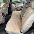 купити Накидка задня для авто, з алькантари Lux Великий бежевий ромб з подвійним бежевим рядком 1
