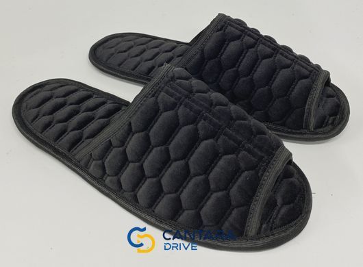 Чоловічі м'які тапочки Чорні Розмір 39