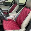 купити Накидка на сидіння з алькантари Lux ПАЙКА, Квадратний ромб бардо. Преміум. 1 передня 1