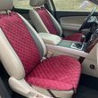купить Накидки на сиденье с алькантары Lux ПАЙКА, Квадратный ромб бардо. Премиум. Полный комплект 1