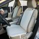 купить Накидки на сиденья универсальные из алькантары Lux Диамонд удлиненный нежно-кремовый ромб Премиум Полный комплект 1