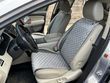купить Накидки на сиденья для авто из алькантары Lux Прошитый квадратный ромбик Серый Стандарт Полный комплект 1