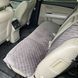 купить Накидки на сиденье с алькантары Lux ПАЙКА, Квадратный ромб тёмно-серый. Премиум+. Полный комплект 3