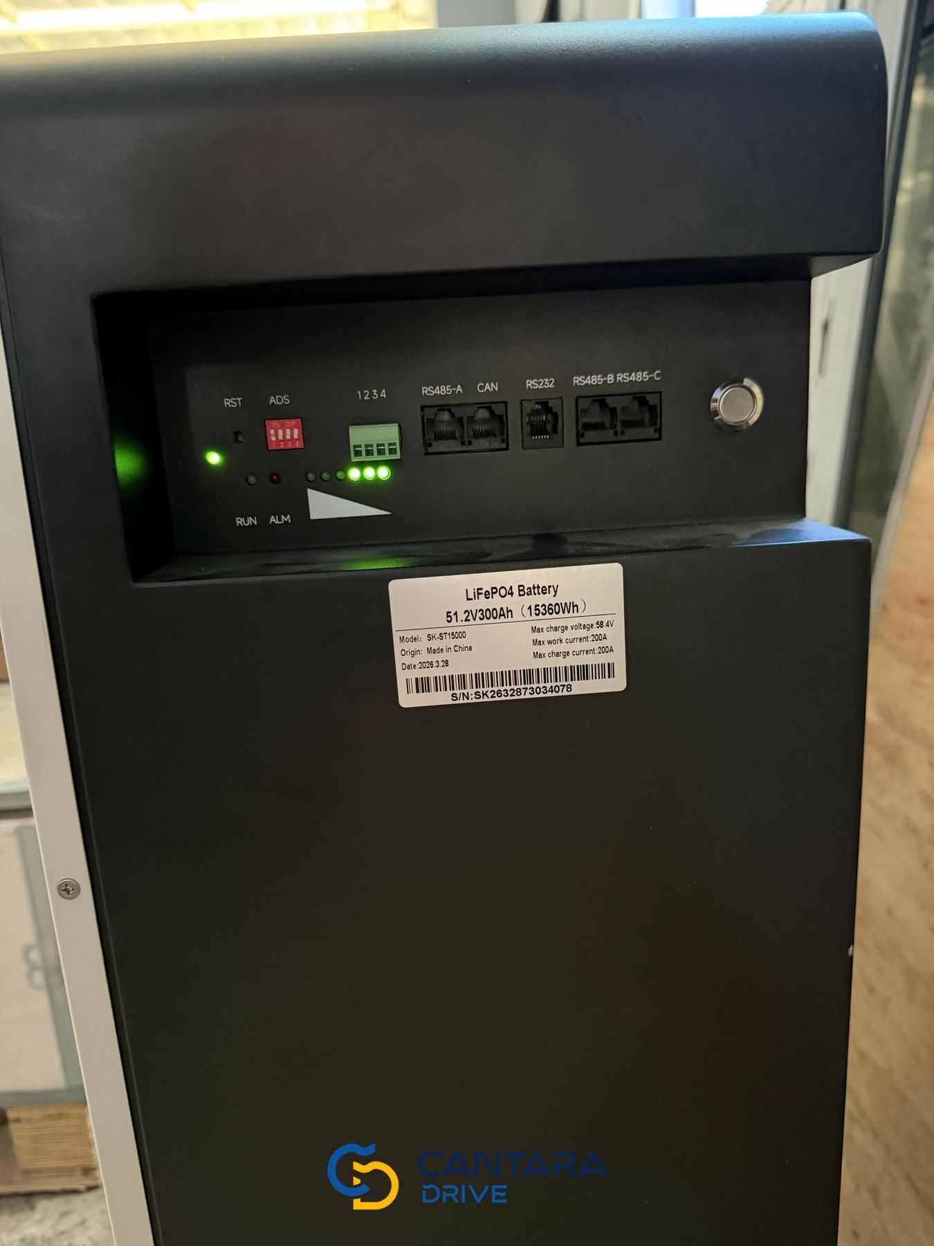 Акумулятор LiFePO4 SKE SK-ST15000 58,4 V 300 Ah 15360 Wh