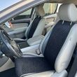 купить Накидки на сиденье из алькантары Lux, Черные плоские соты с красной строчкой, Стандарт, Полный комплект 1