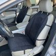 купить Накидка на сиденья из АЛЬКАНТАРЫ Lux, Черные плоские соты с красной строчкой, Премиум+, 1 передняя 1
