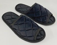 Домашні тапочки чоловічі відкриті Чорні Розмір 45