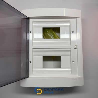 Накладний щит на 16 модулів 2-х ярусний
