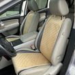 купити Комплект накидок на сидіння автомобіля з алькантари Lux ПАЙКА Квадратний ромб Пісочні Стандарт Повний комплект 1