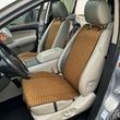 купити Накидки на сидіння з алькантари Lux Коричневі плоскі стільники з білим рядком Преміум Повний комплект 1