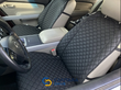 купить Накидки для авто из перфорированной экокожи, Черные с черной строчкой, Премиум+, Полный комплект 1