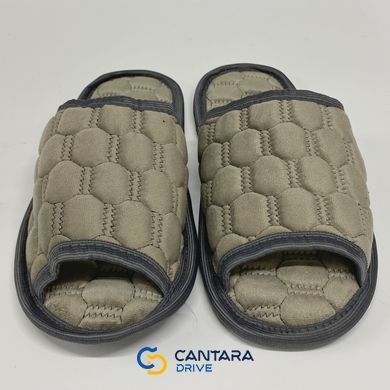 М'які жіночі тапочки домашні Світло-сірі Розмір 39