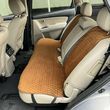 купити Накидка задня для авто, з алькантари Lux (штучної замші), Коричнева з коричневою ниткою (ромб) 1