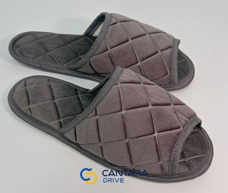 Капці чоловічі для дому Сірі Розмір 43