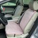 купить Накидка на сидение из алькантары Lux ПАЙКА Квадратный ромб Нежно-розовая Премиум 1 передняя 1