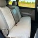 купить Универсальные накидки на сиденья автомобиля из алькантары Lux ПАЙКА Квадратный ромб нежно кремовый Премиум+ Полный комплект 4
