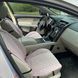 купить Накидки для сидений авто из алькантары Lux ПАЙКА Квадратный ромб Нежно-розовые Премиум+ Полный комплект 3