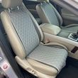 купить Накидки для авто из экокожи, Серые с двойной серой строчкой, Стандарт, Передний комлект 1